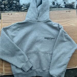 Fear of God Essentials grey hoodie Size XS